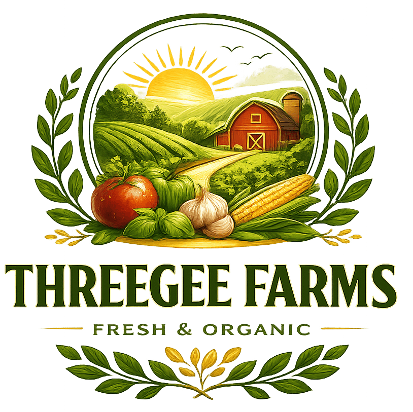threegee farms logo